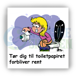 Daily routine pictogram for autistic people: Wipe until the toilet paper is clean, girl