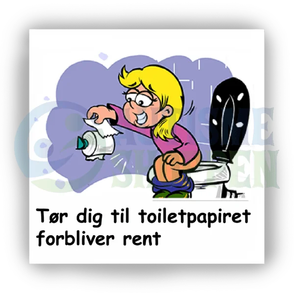 Daily routine pictogram for autistic people: Wipe until the toilet paper is clean, girl