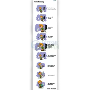 Træningspiktogrammer for autister, Toiletbesøg, dreng