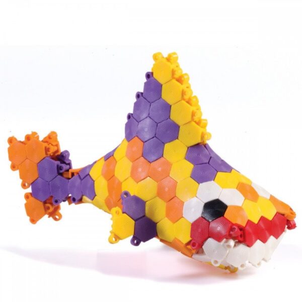 Hexiflex 1250 pieces sensory building toy
