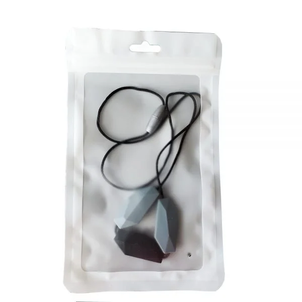 Bridle jewellery, necklace black-grey