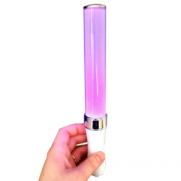 LED lysestav med skiftende farver-lilla