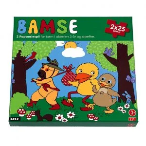 Bamse kylling ælling 2x25 puslespil