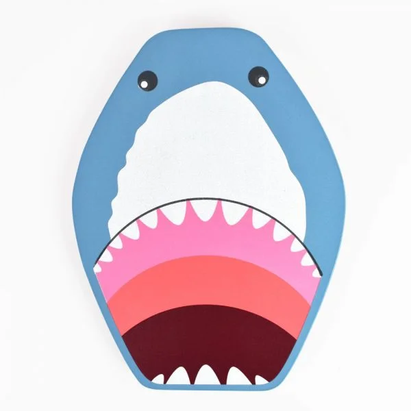 Soaked swim board for kids