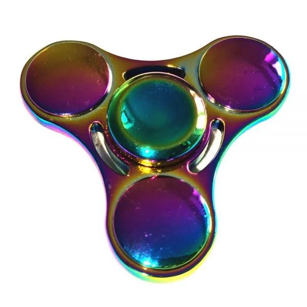 Luksus fidget spinner i anodiseret metal