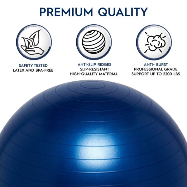 Bouncybold blå boldsæde