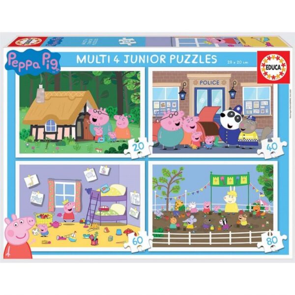 Peppa Pig 4 progressive Puzzlespiele