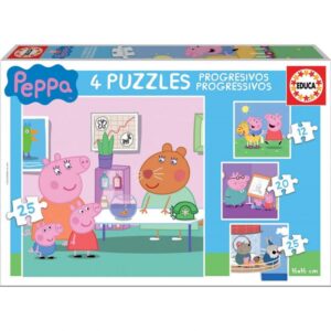 Peppa Pig Puzzles 4er-Pack