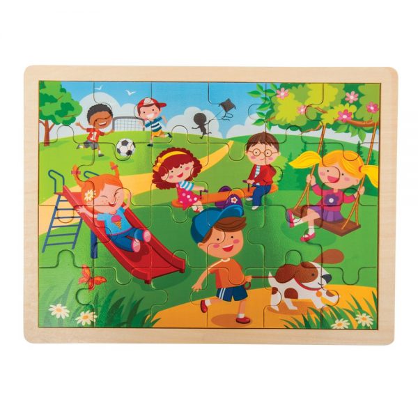 Spring wood puzzles
