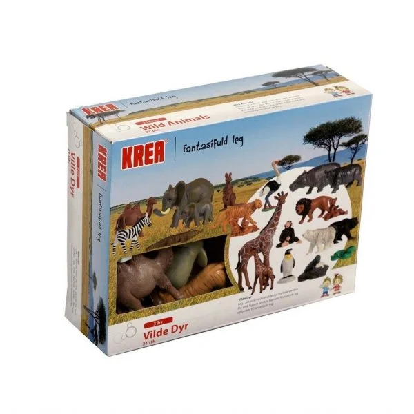 Set wild animals from KREA 21 pcs.