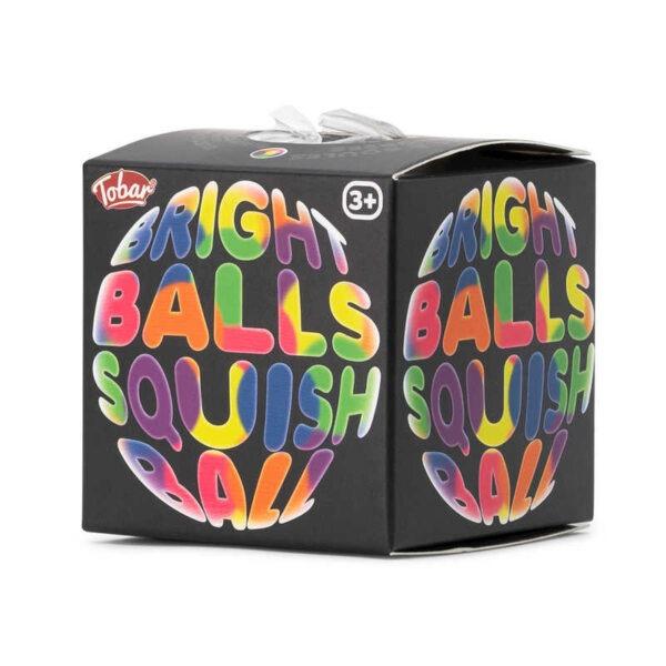 Stressboll med färgglada bollar