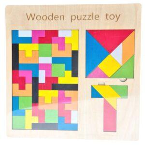 Tetris wooden puzzle 3in1