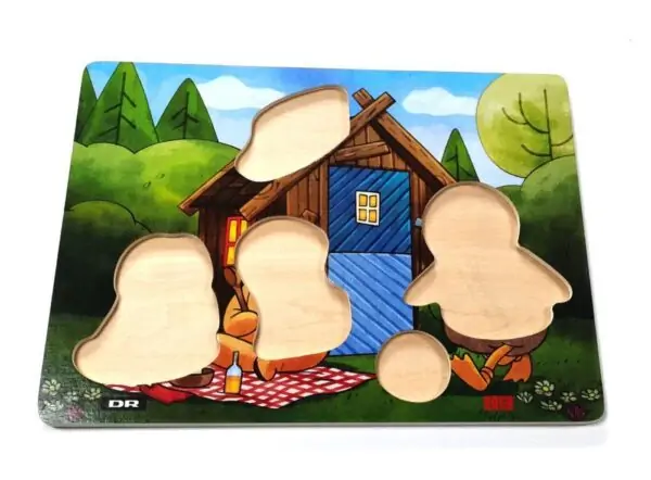 Teddy Bear Chicken Duckling Knob puzzle