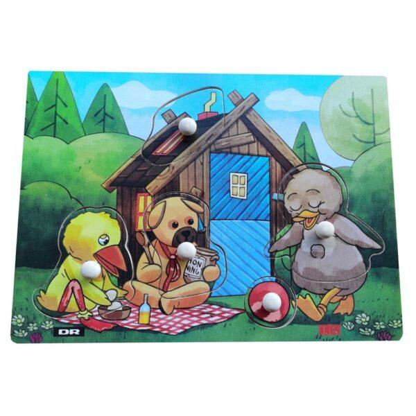 Teddy Bear Chicken Duckling puzzle game