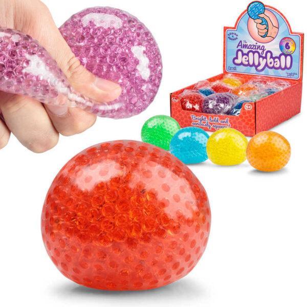 Super stress ball with gel balls