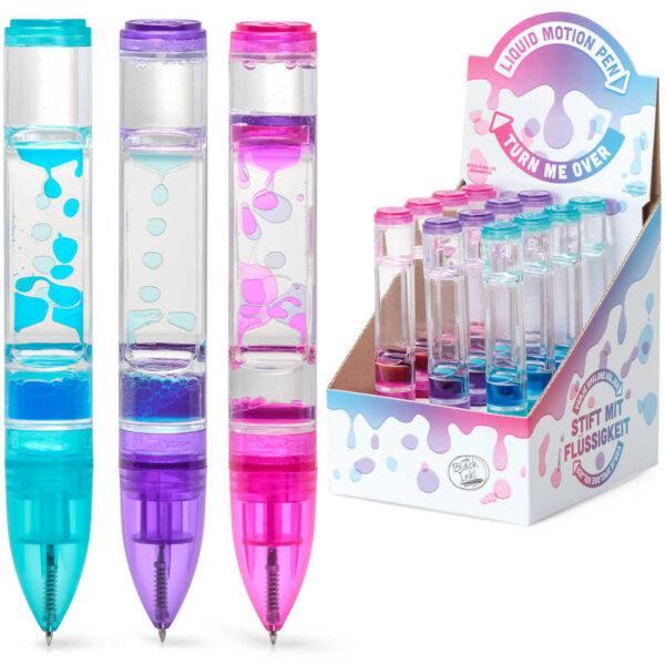 Sensorisk penna med timglas i 2 färger
