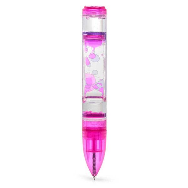 Sensory ballpoint pen with 2-color hourglass