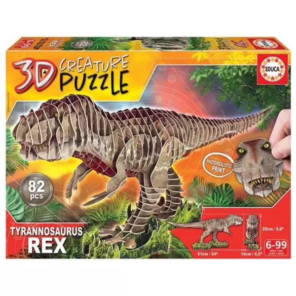 3D jigsaw puzzle T-rex