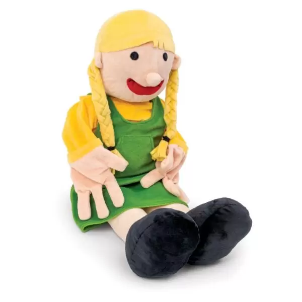 Large educational hand puppet Maggie