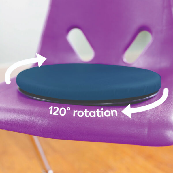 Sensory swivel-round seat cushion