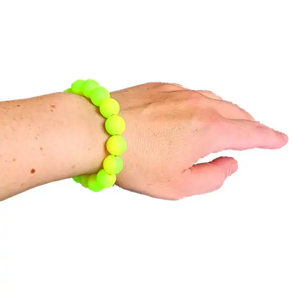 Bee jewelry bracelet UV green-yellow