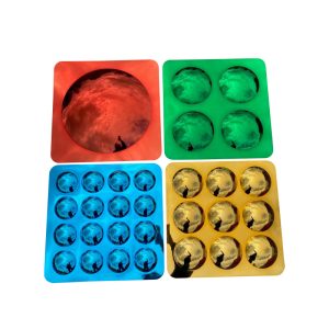 Sæt med 4 buede spejle