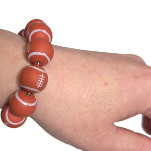 Bidesmykke armbånd rugby