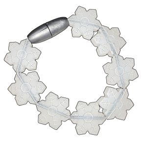 Bidesmykke armbånd snefnug